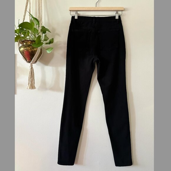 NWOT Uniqlo Ultra Stretch Leggings Pants - Black - sz 27/28 - Picture 4 of 5